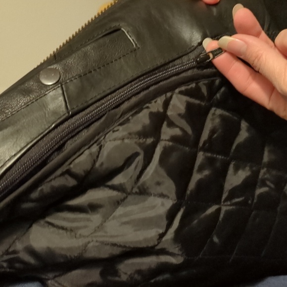 Motorcycle full Leather mens leather Coat jacket w/ gun pocket USA 🇺🇸 - Picture 10 of 14